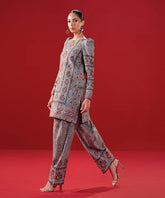 2 Piece - Embroidered Light Khaddar Suit