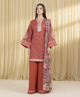 3 Piece - Embroidered Lawn Suit