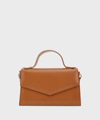 Tan Top Handle Bag