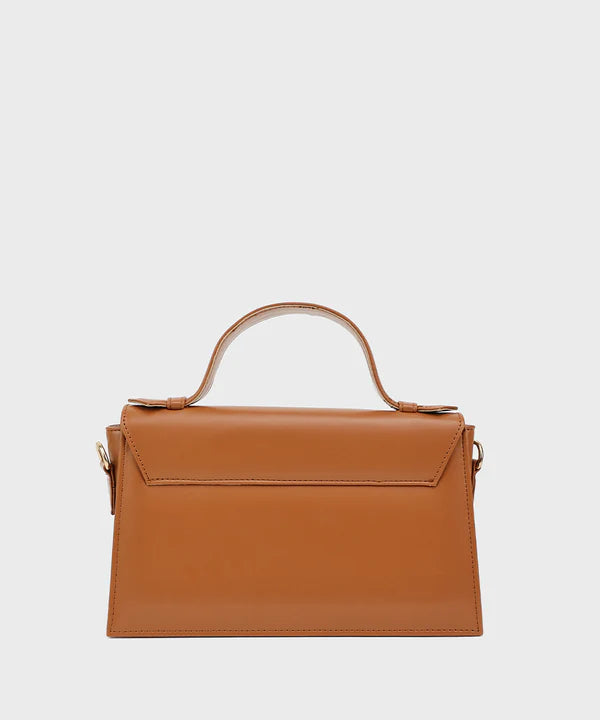 Tan Top Handle Bag