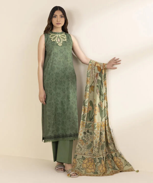 2 Piece - Embroidered Lawn Suit